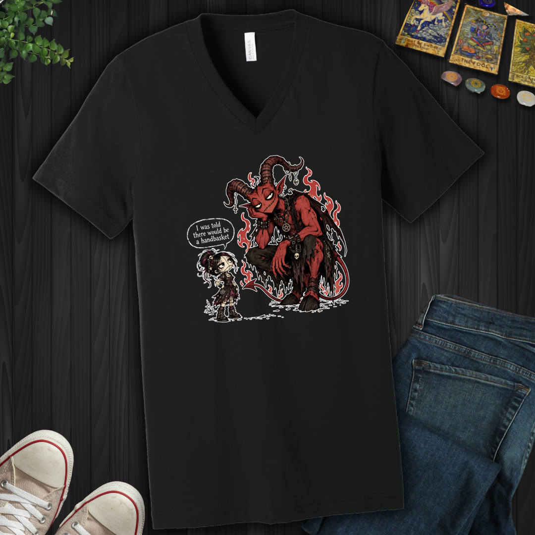 Handbasket- V-Neck