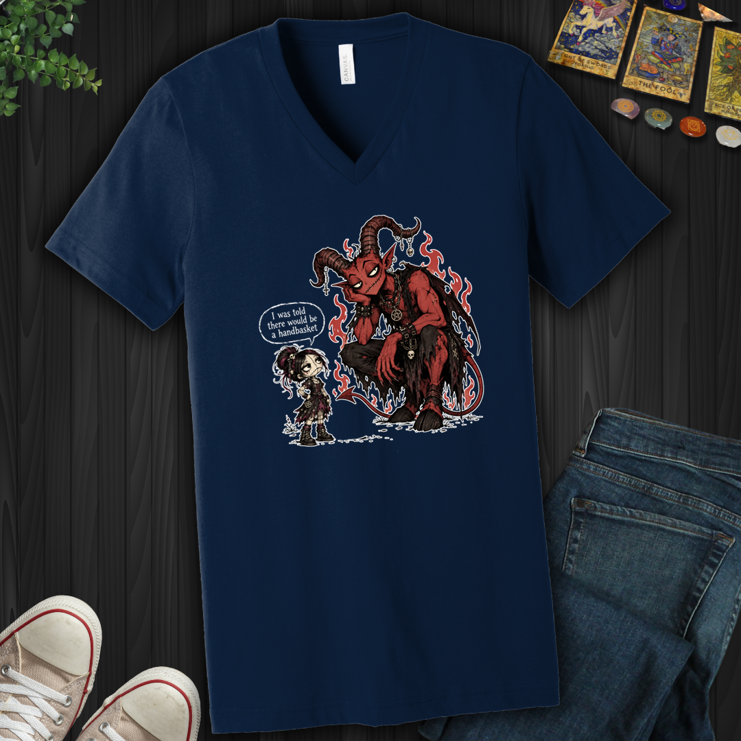 Handbasket- V-Neck