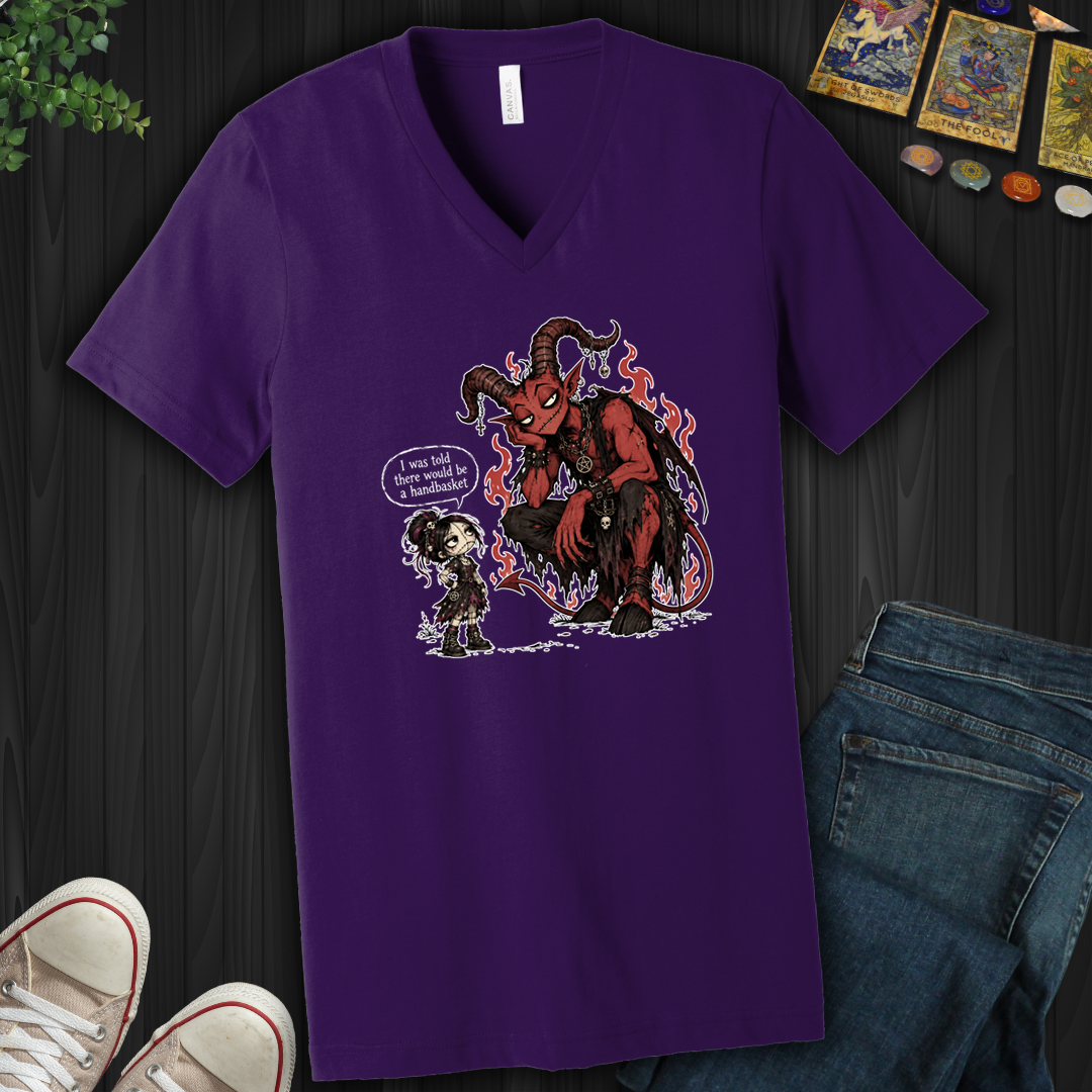 Handbasket- V-Neck