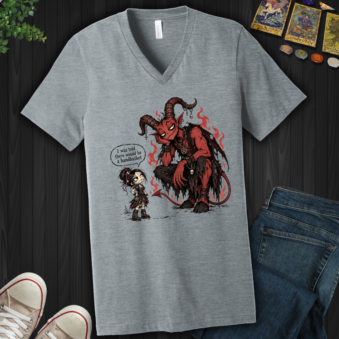 Handbasket- V-Neck
