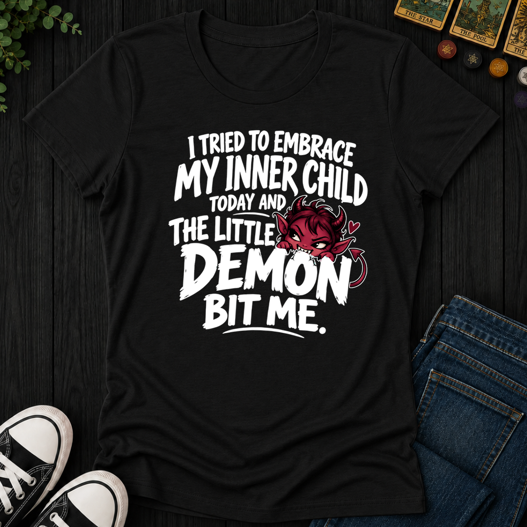 Embrace My Inner Child- Women's Fitted Tee