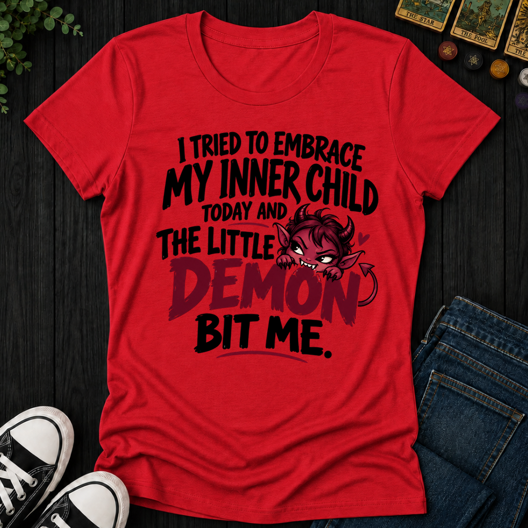 Embrace My Inner Child- Women's Fitted Tee
