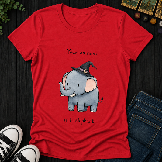 Irrelephant- Women's Fitted Tee
