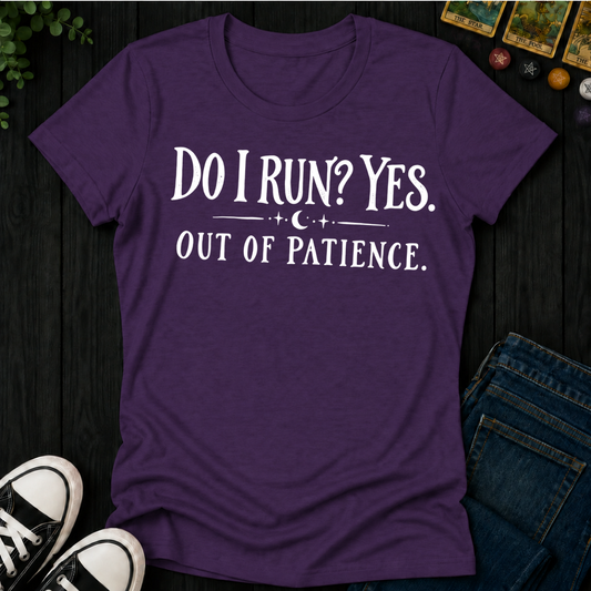 Out Of Patience- Women's Fitted Tee