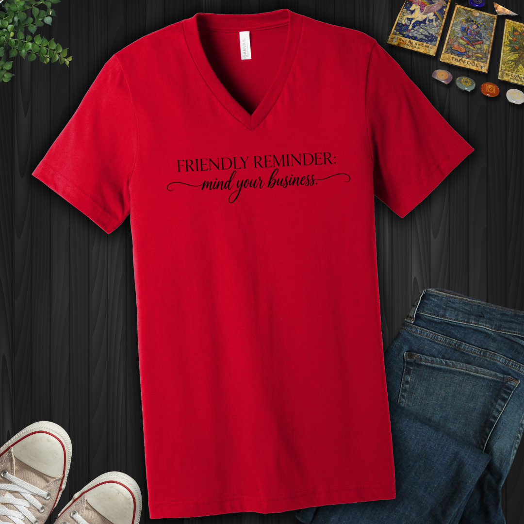 Mind Your Business- V-Neck