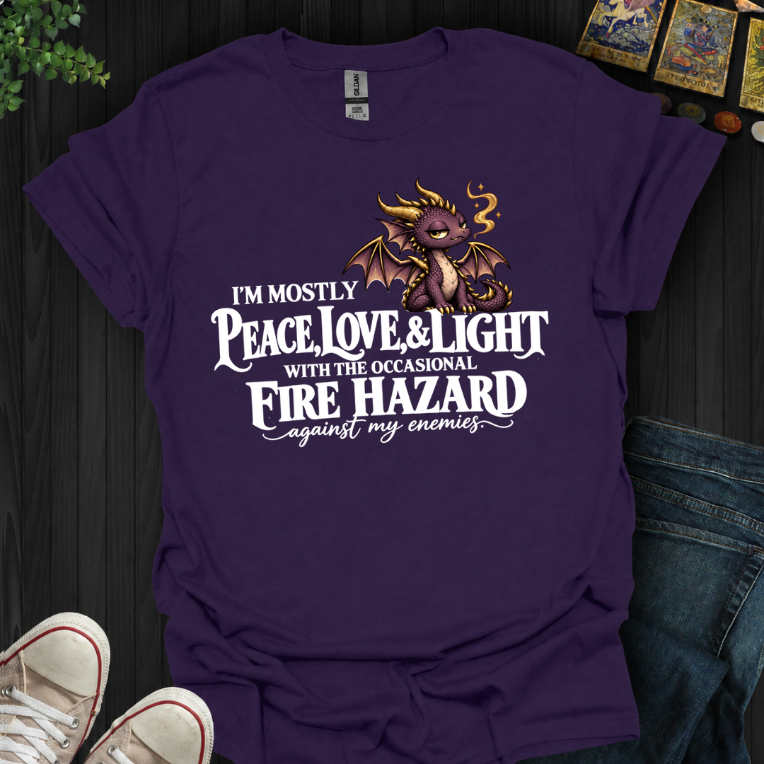 Fire Hazard Against My Enemies- T-Shirt