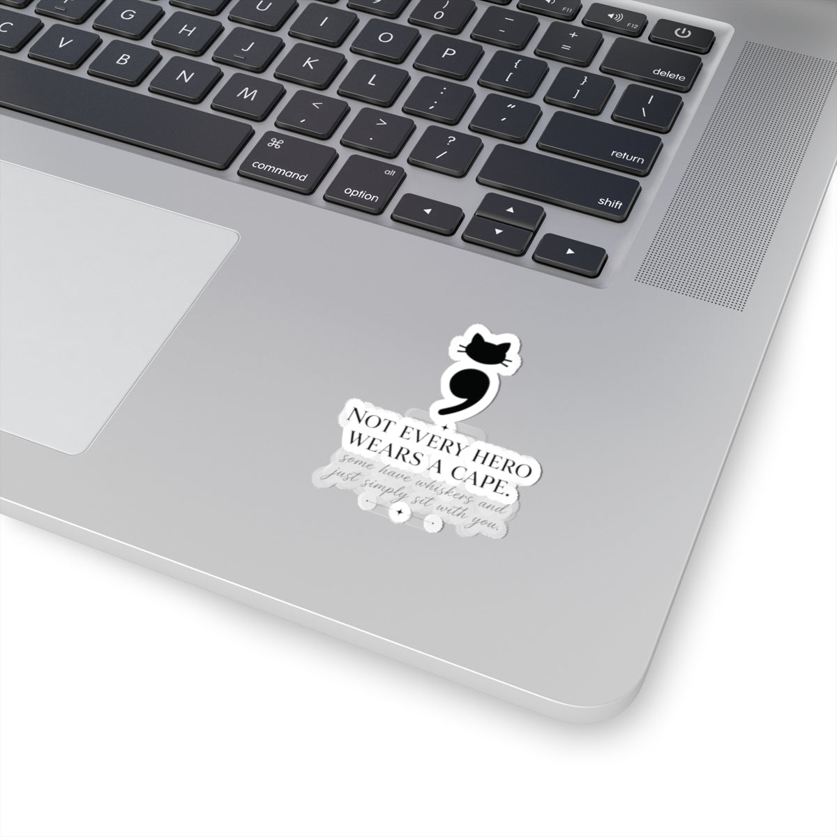 Cat Semi-Colon Sticker