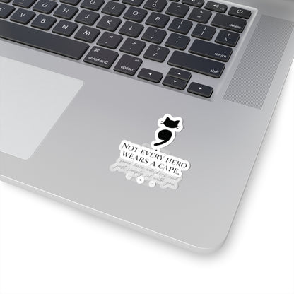 Cat Semi-Colon Sticker
