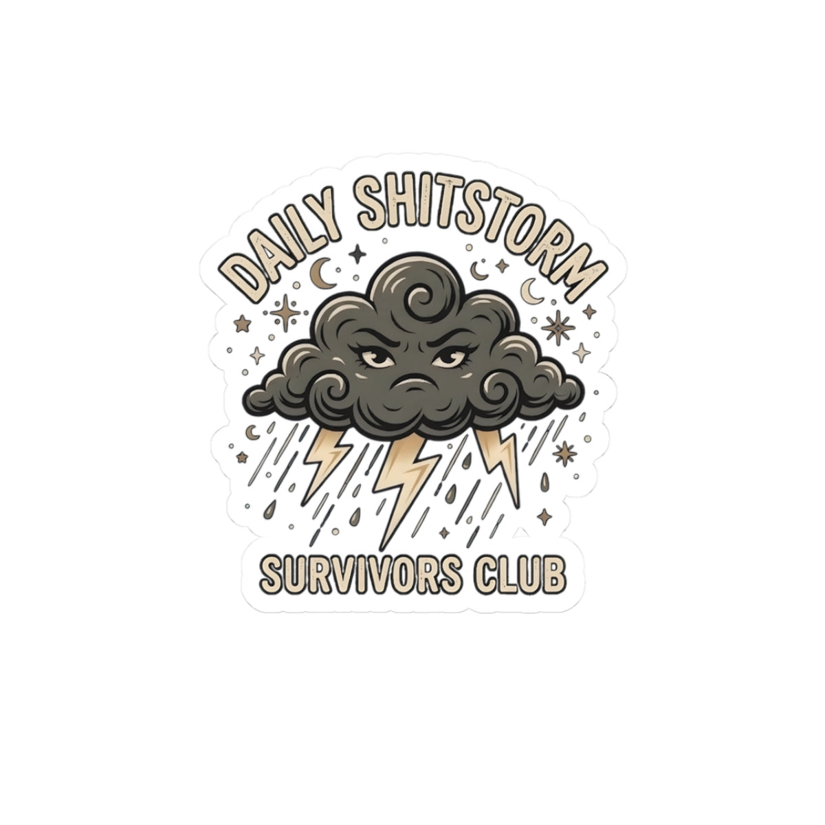 Daily Shitstorm Survivors Club Sticker