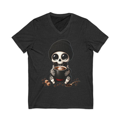 Dead Cute For Coffee- V-Neck