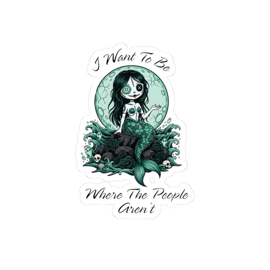 Where The People Aren't Sticker