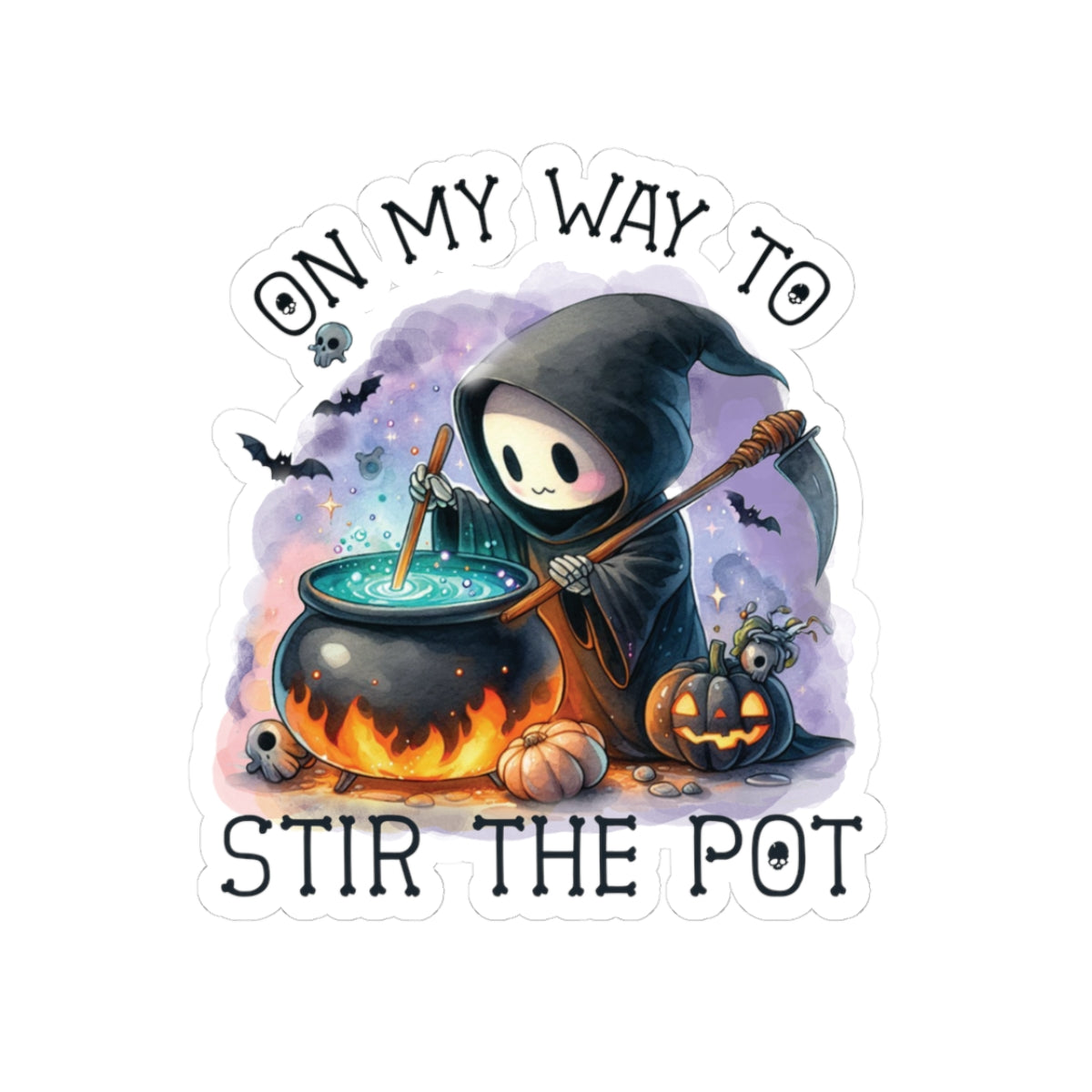 On My Way To Stir The Pot Sticker
