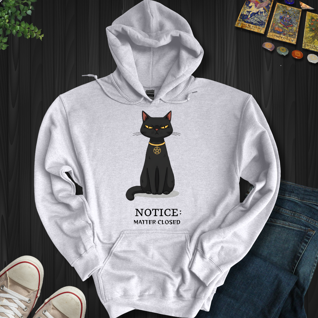 Notice: Matter Closed Hooded Sweatshirt