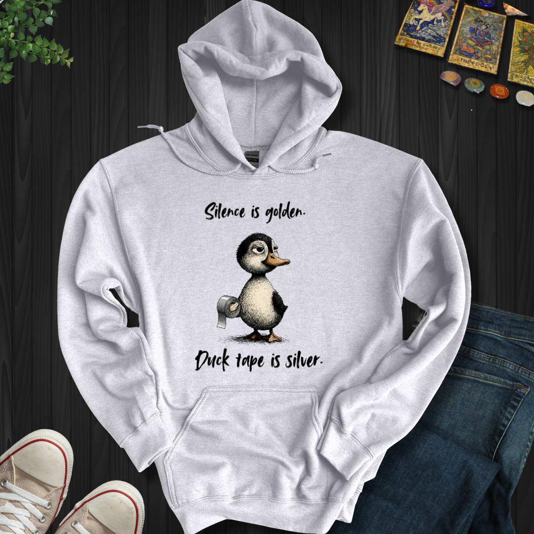 Silence Is Golden Hooded Sweatshirt