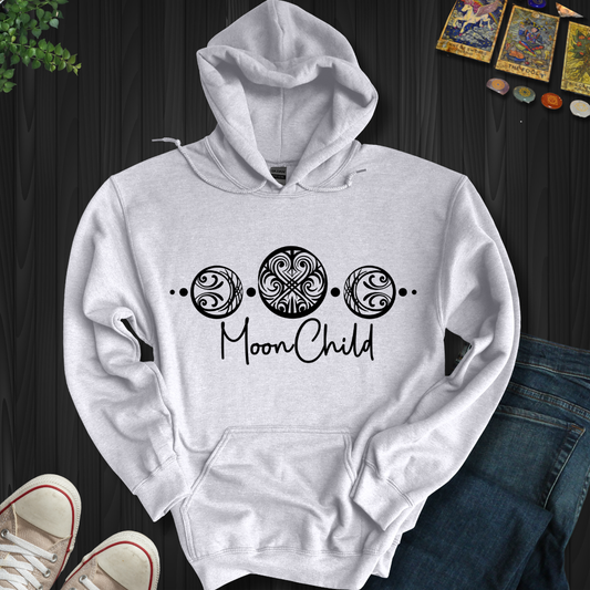 Triple Moon Goddess Hooded Sweatshirt
