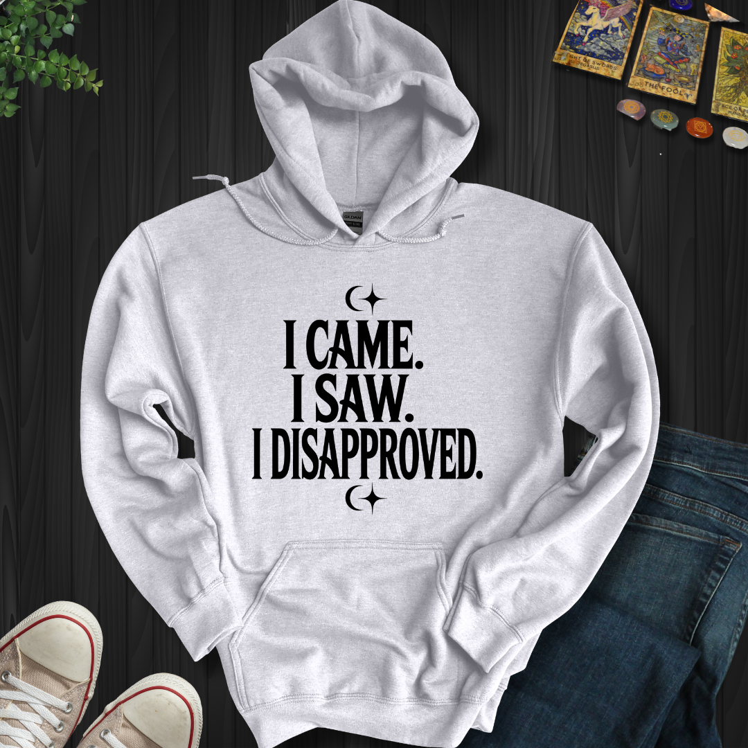 I Came, I Saw, I Disapproved Hooded Sweatshirt