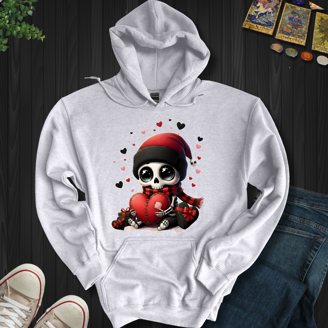Dead Cute For Valentines Hooded Sweatshirt