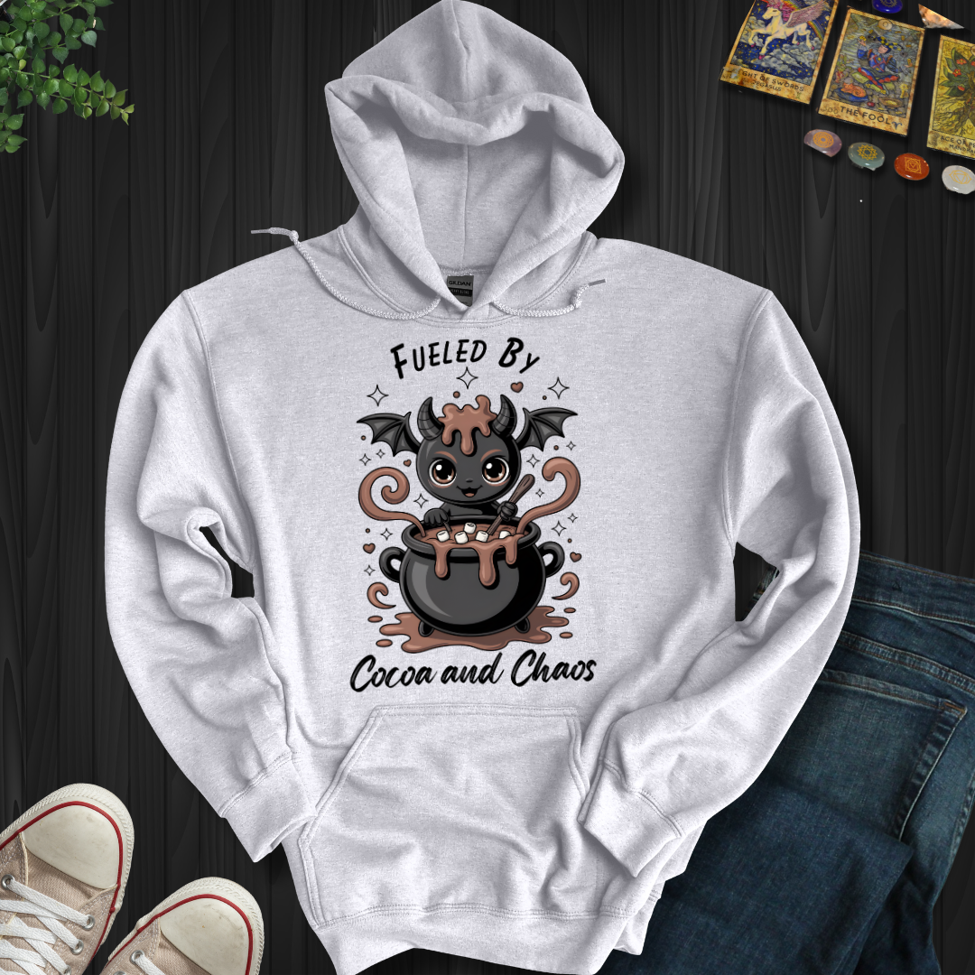 Fueled By Cocoa And Chaos Hooded Sweatshirt