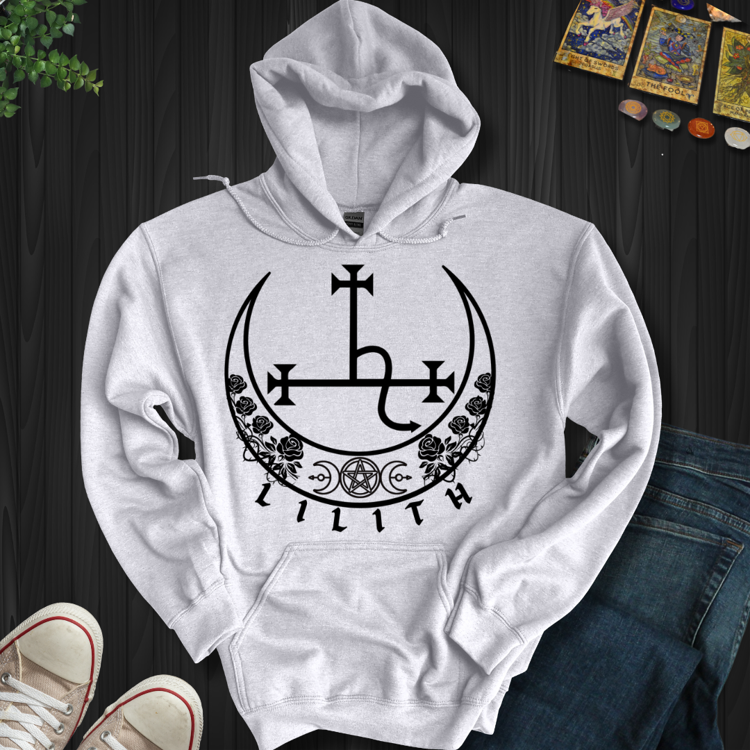 Shadowed Seal of Lilith Hooded Sweatshirt