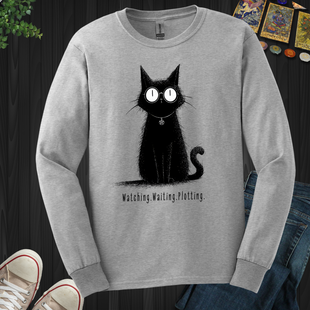 Watching. Waiting. Plotting Long Sleeve Tee