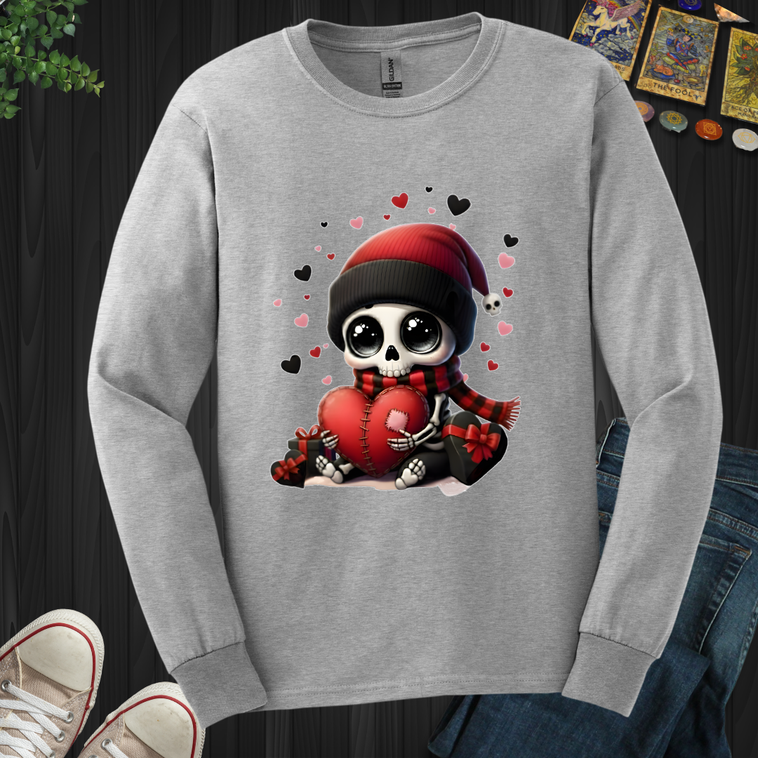 Dead Cute For Valentines Long Sleeve Tee