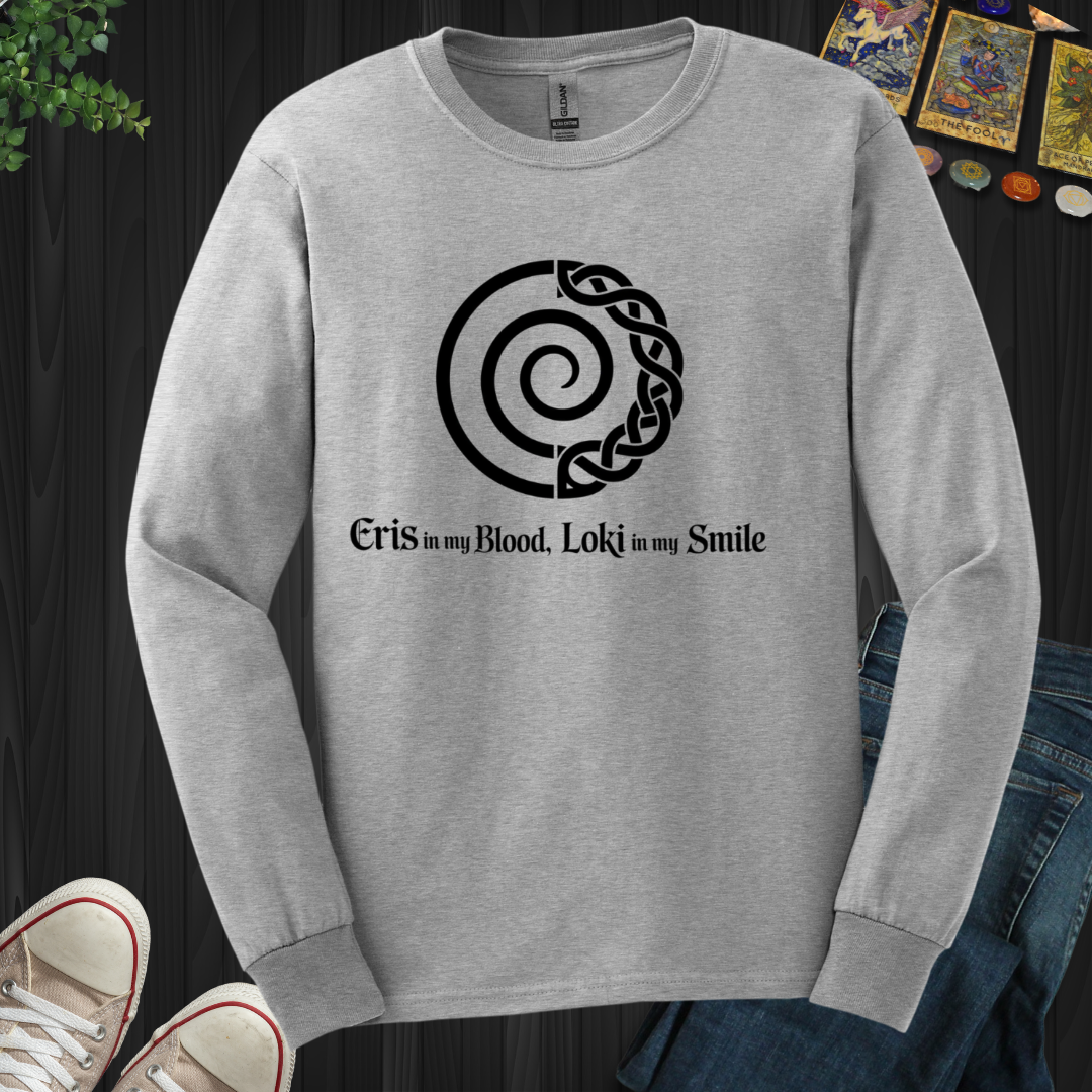 Eris In Blood, Loki In Smile Long Sleeve Tee