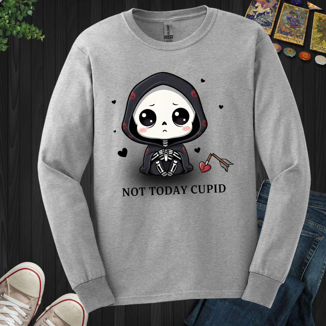 Not Today Cupid Long Sleeve Tee