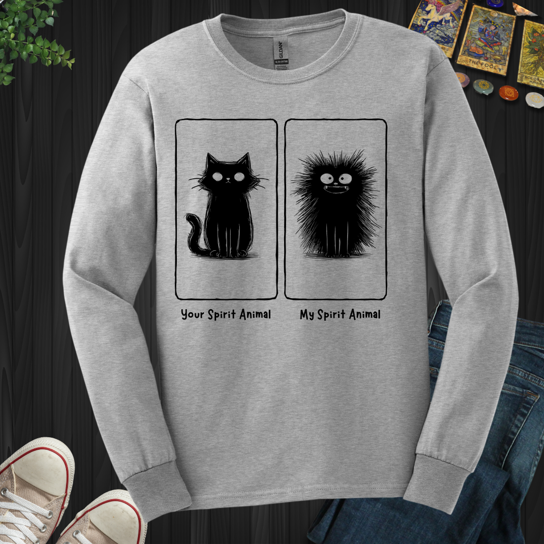 Your Spirit Animal vs. My Spirit Animal Long Sleeve Tee