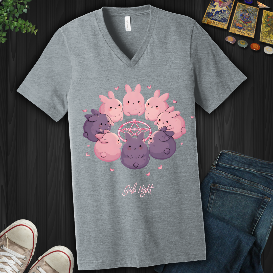 Girls Night V-Neck Tee