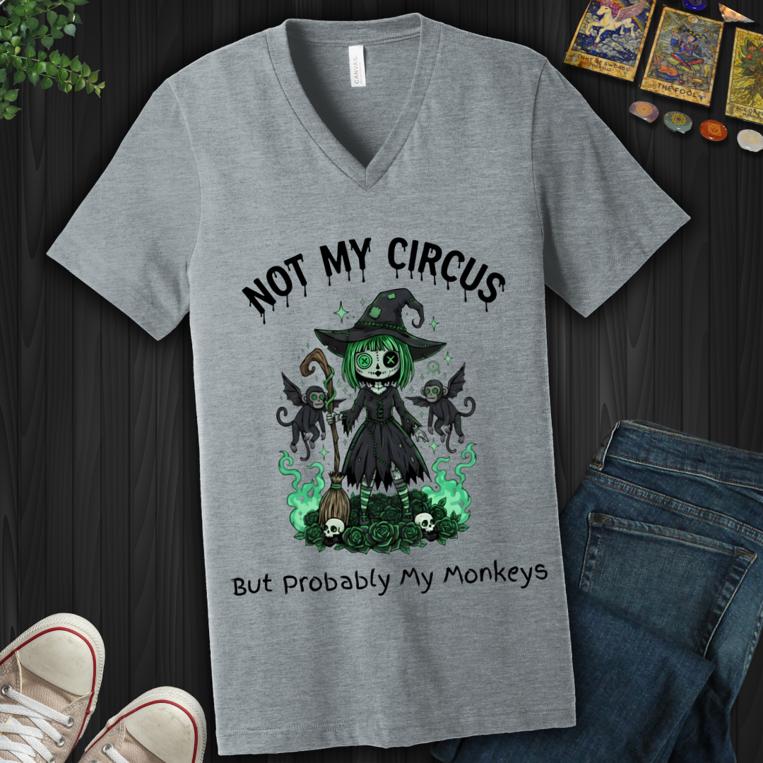 Probably My Monkeys V-Neck Tee