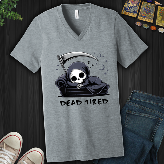 Dead Tired V-Neck Tee