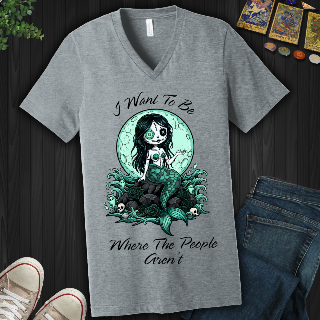 Where The People Aren’t V-Neck Tee