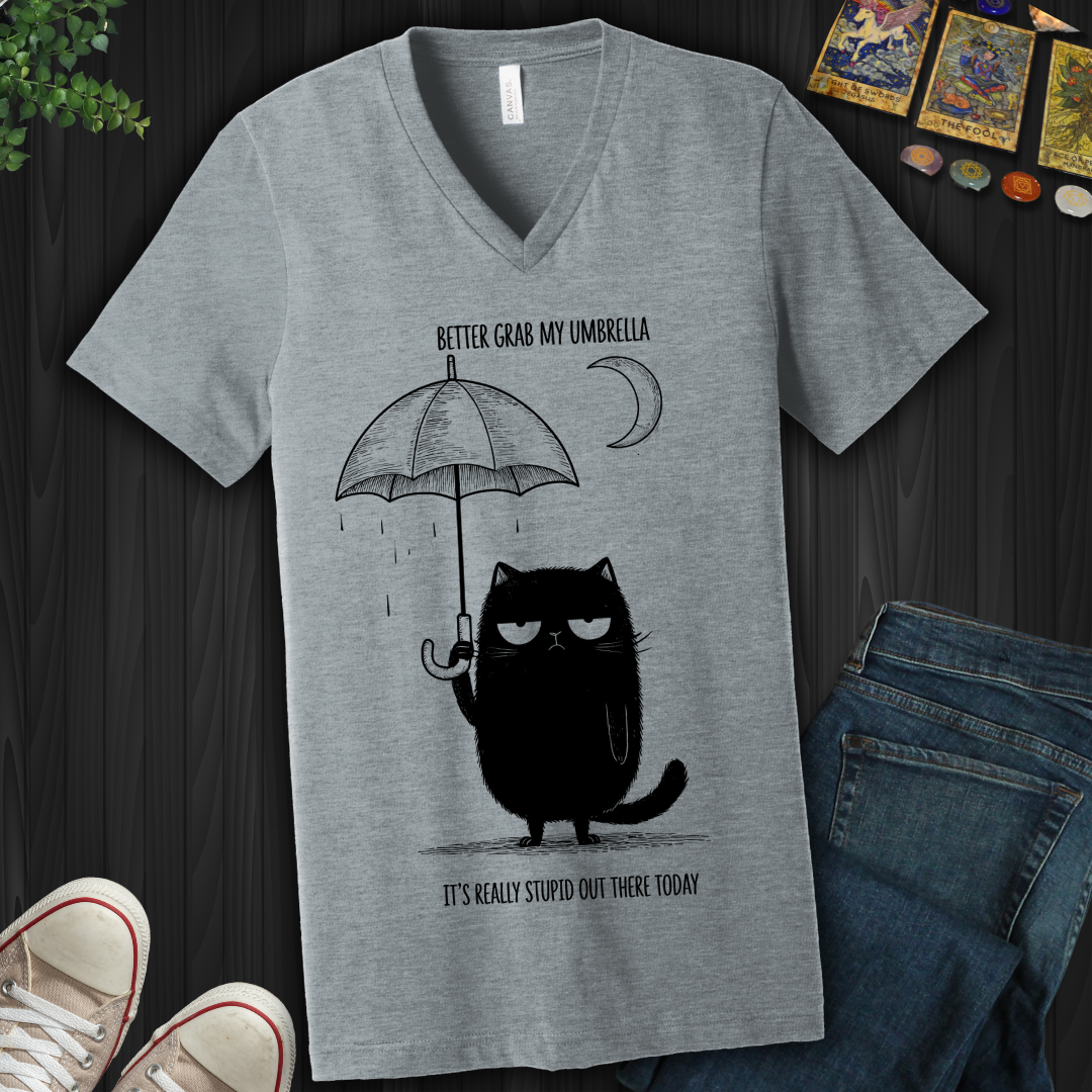 Better Grab My Umbrella V-Neck Tee