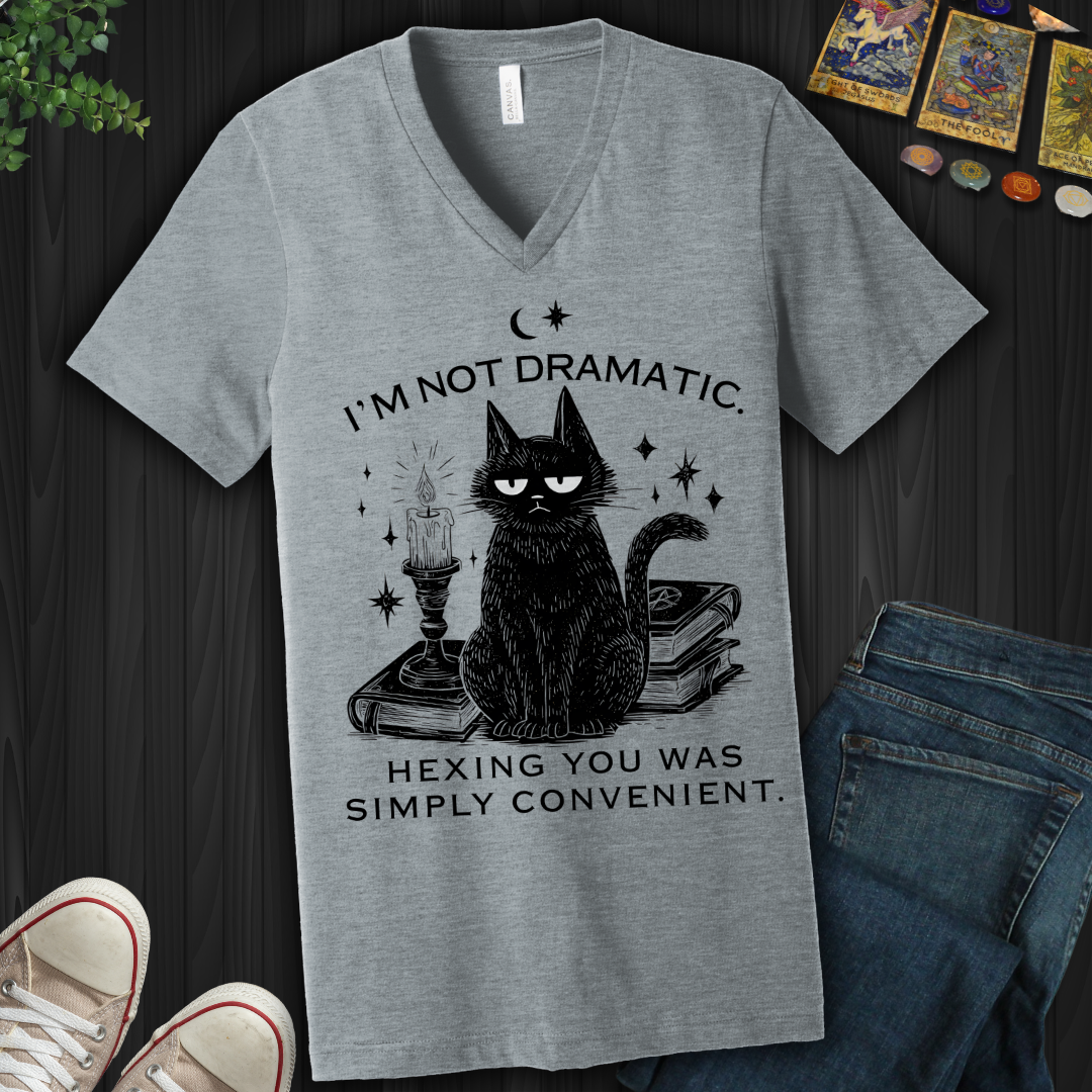 I'm Not Dramatic V-Neck Tee