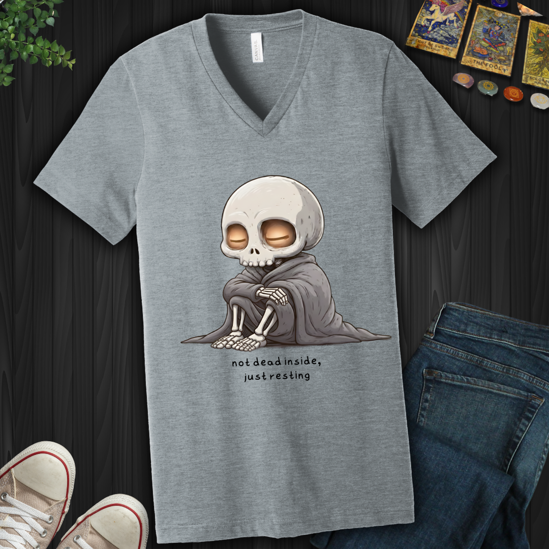 Just Resting V-Neck Tee
