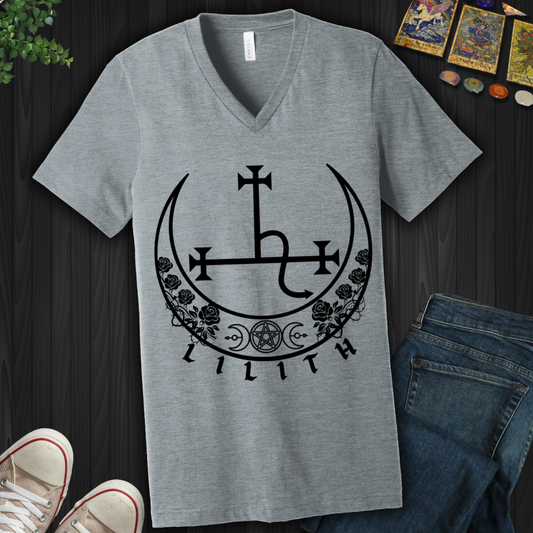Lilith's Shadow Mark V-Neck Tee