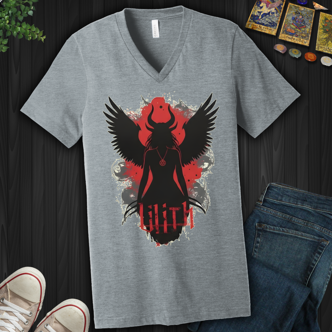 Lilith Ascends V-Neck Tee