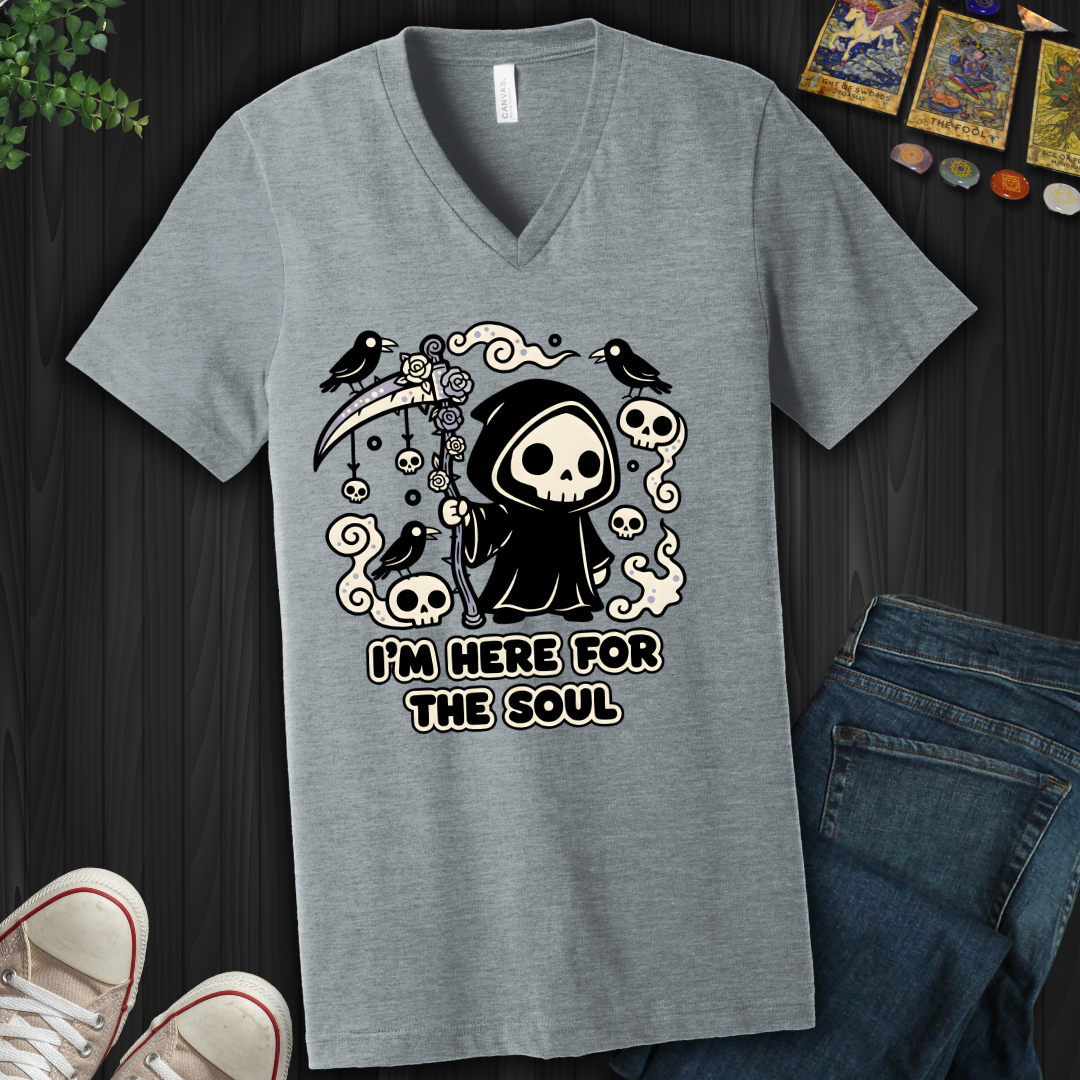Here For The Soul V-Neck Tee