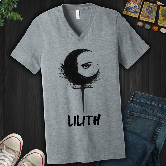 Shadow Of Lilith V-Neck Tee