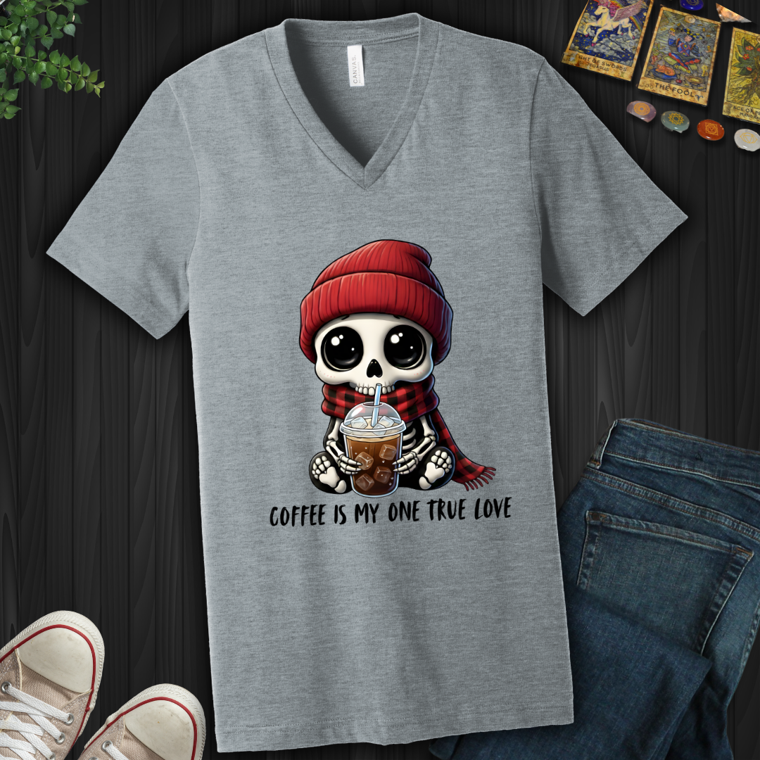 Coffee IS My One True Love V-Neck Tee