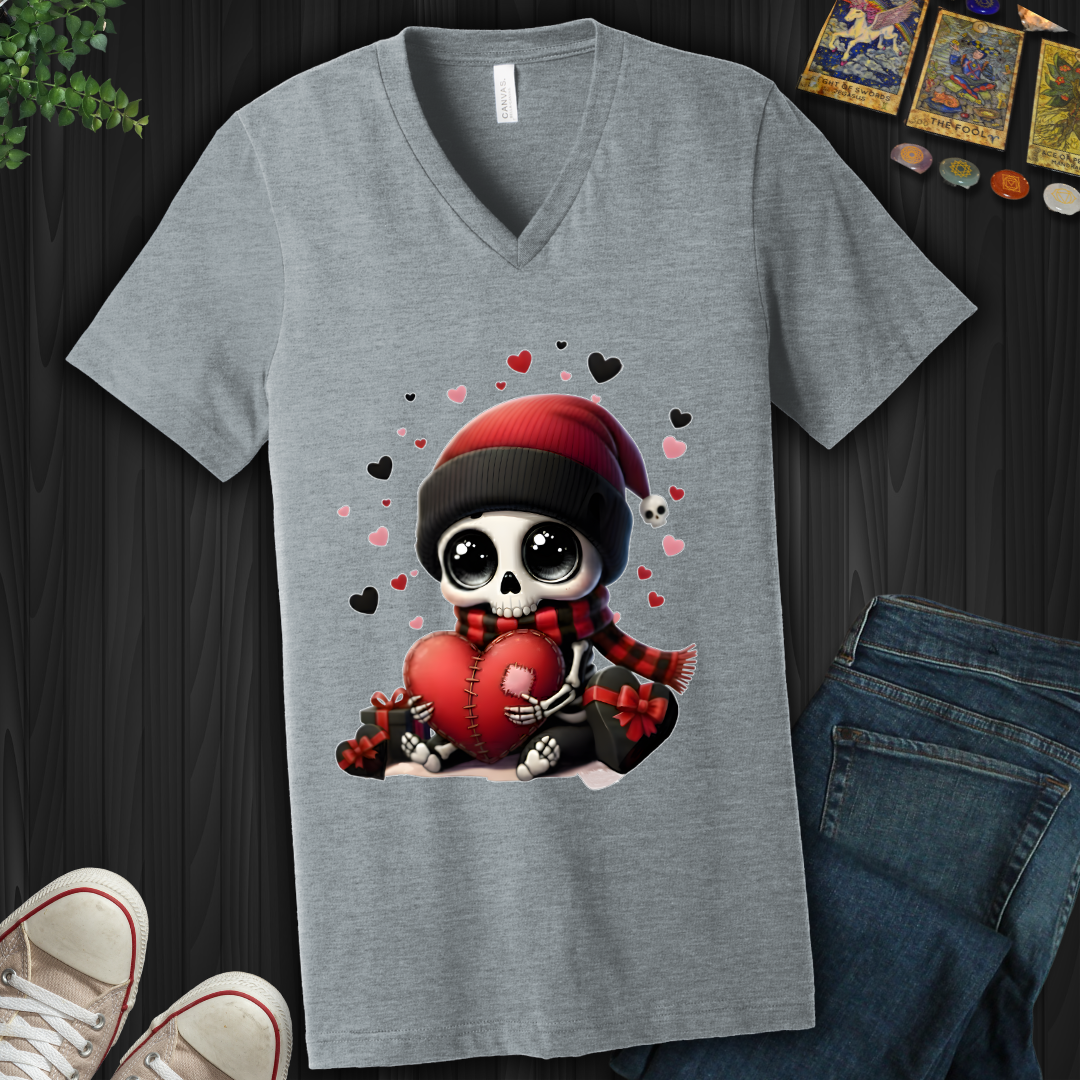 Dead Cute For Valentines  V-Neck Tee