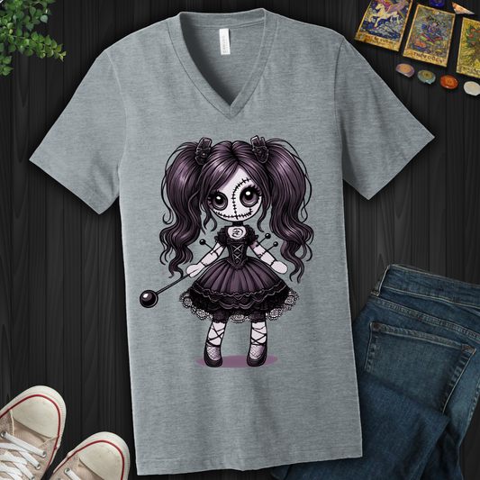 Pin Me Pretty  V-Neck Tee