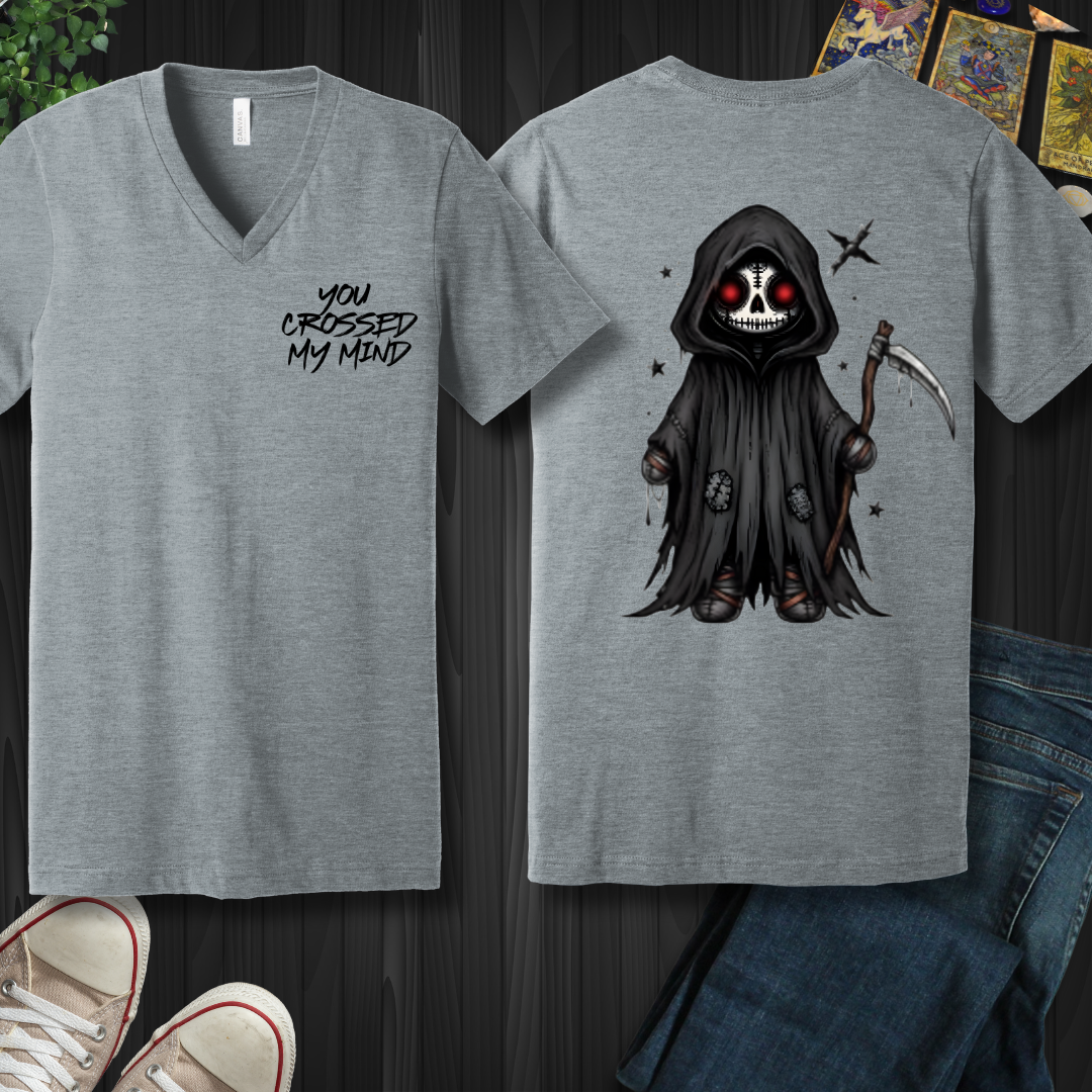 You Crossed My Mind V-Neck Tee
