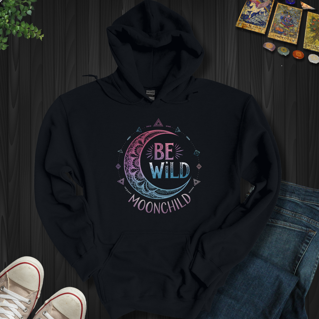 Be Wild Moon Child Hooded Sweatshirt