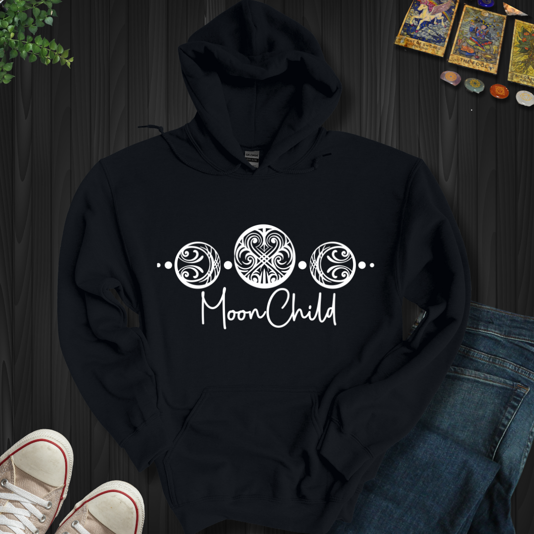 Triple Moon Goddess Hooded Sweatshirt