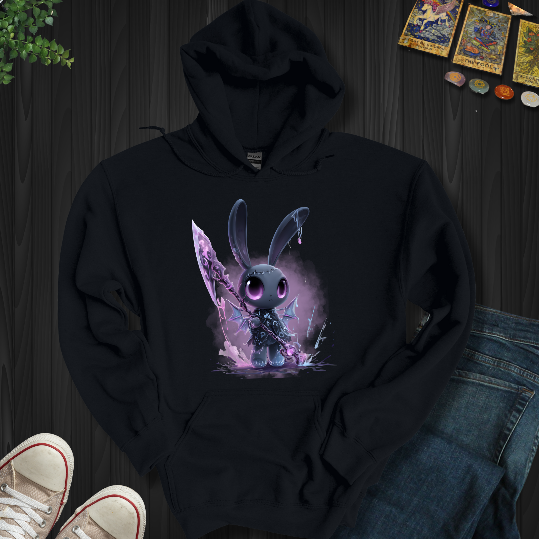 Warrior Bunny Hooded Sweatshirt