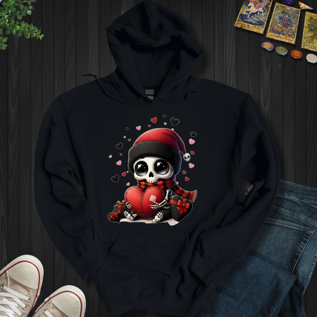 Dead Cute For Valentines Hooded Sweatshirt