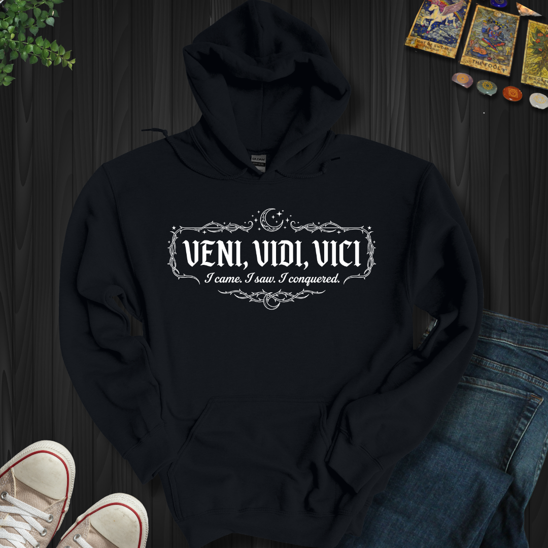 Veni, Vidi, Vici  Hooded Sweatshirt