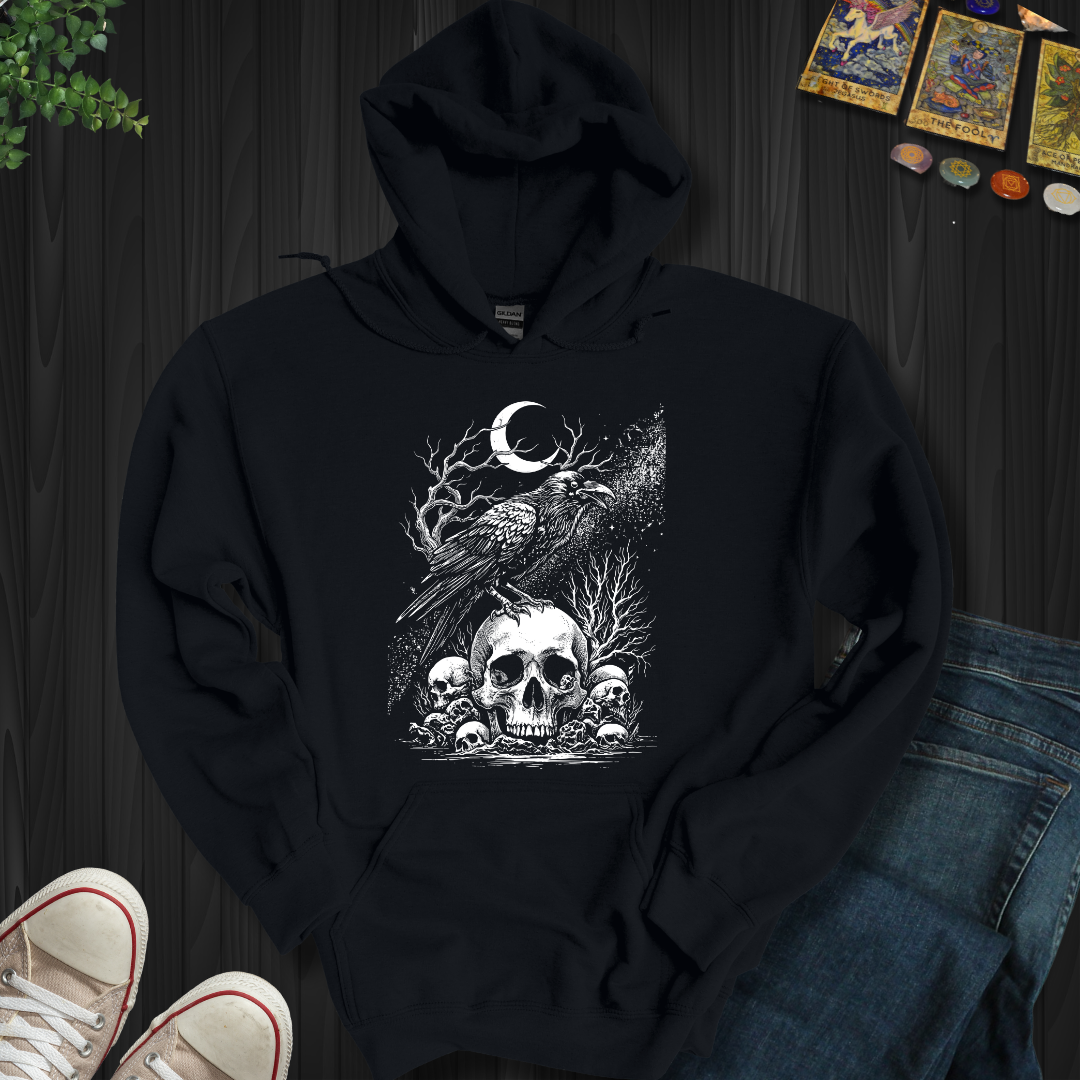 Moonlit Omen Hooded Sweatshirt