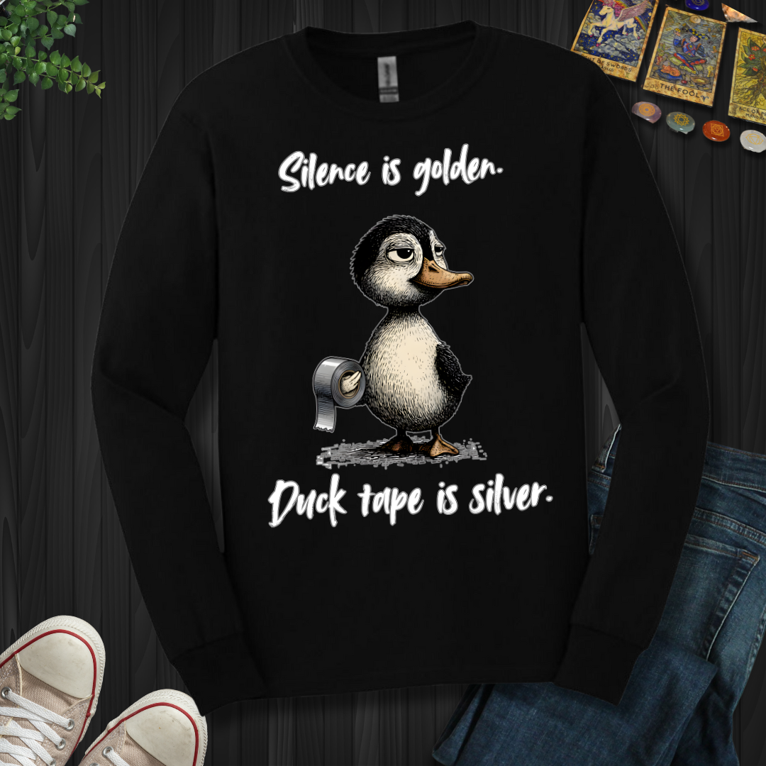 Silence Is Golden Long Sleeve Tee